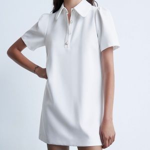 Zara Pearl Button Dress